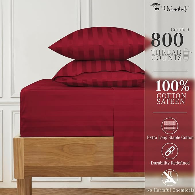 Bed Sheet Set - King - 16 in Deep Pocket - 4 Piece