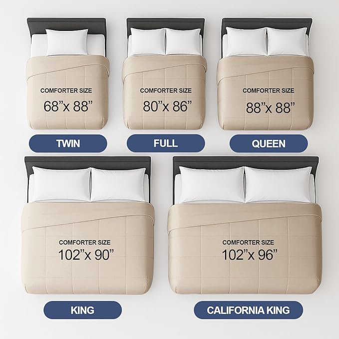 Microfiber Cooling Duvets Down Comforter - King