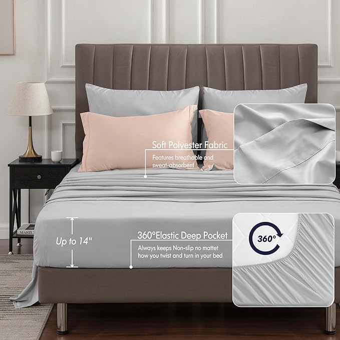 Microfiber Comforter Set - Twin - 5 Piece