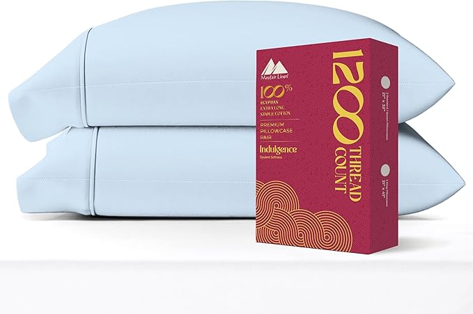Linen Pillowcase Set - King - 2 Piece