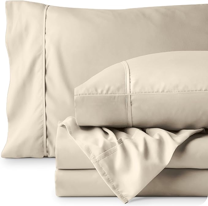 Microfiber Bed Sheet Set - California King - 4 Piece