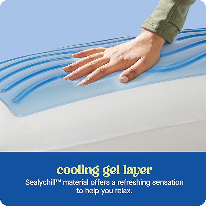 Memory Foam Cooling Bed Pillow - Standard