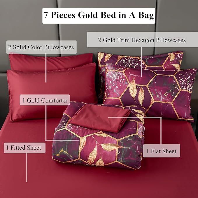 Comforter Set - California King - 7 Piece
