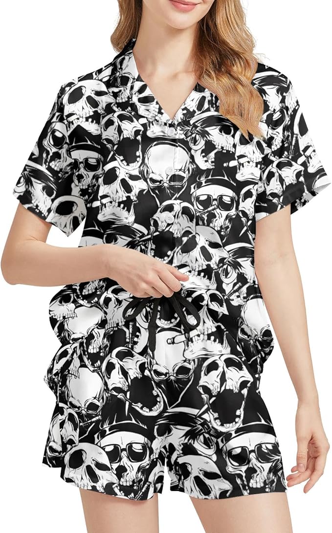 Women's Pajama Set - Short Sleeve - 2 Piece