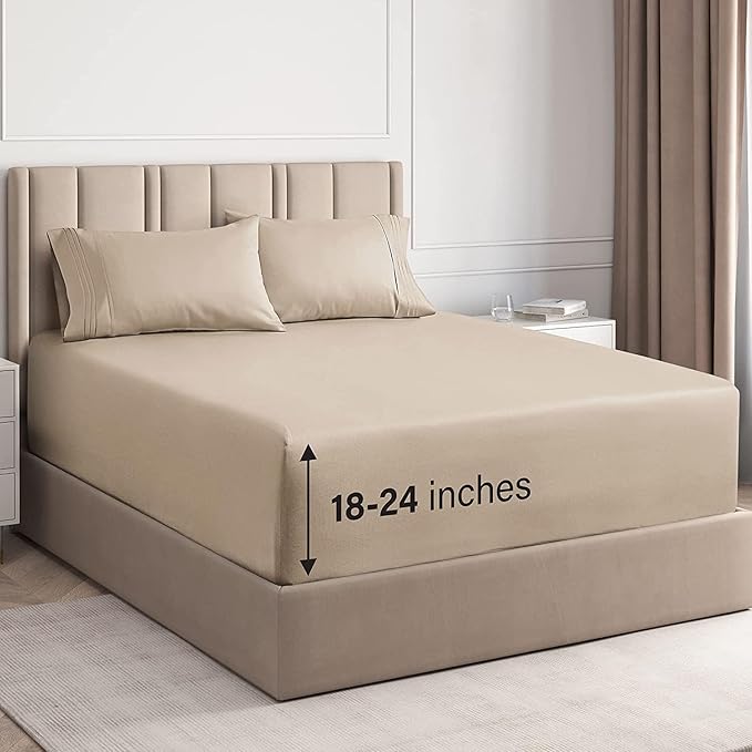 Cooling Bed Sheet Set - Twin - 4 Piece