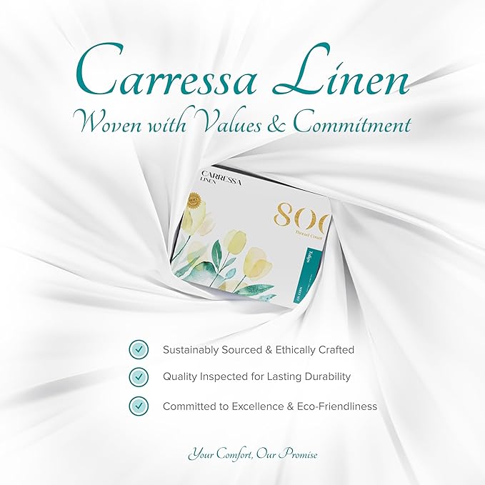 Linen Cooling Bed Sheet Set - Split King - 5 Piece