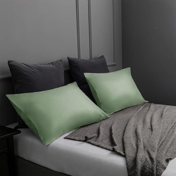Bamboo Cooling Pillowcase Set - Queen - 20 x 30 in - 2 Pack - 2 Piece