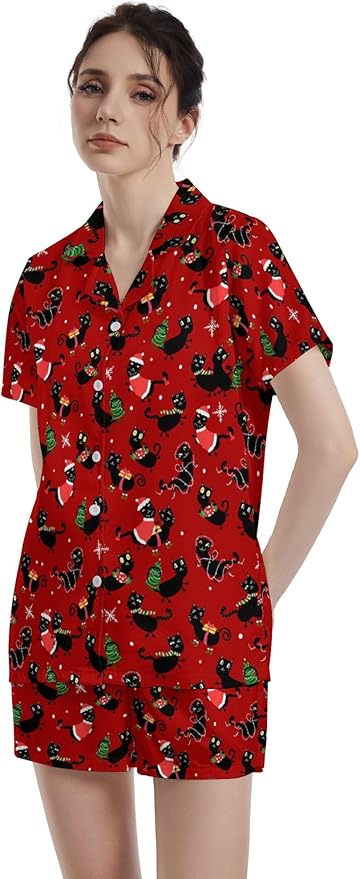 Women's Pajama Set - Short Sleeve - 2 Piece