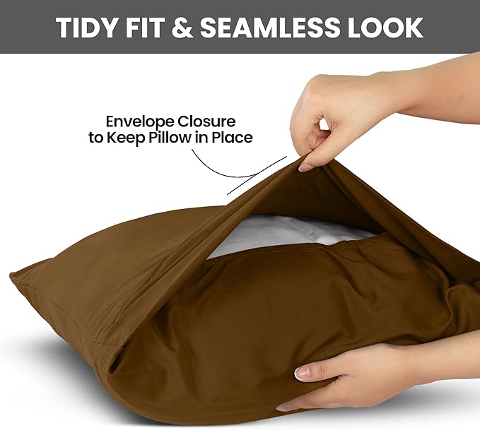 Microfiber Pillowcase Set - Standard - 20 x 26 in - 2 Pack