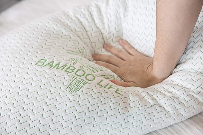 Bamboo Cooling Bed Pillow - Queen - 2 Pack