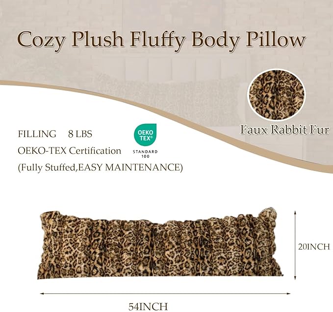 Memory Foam Orthopedic Body Pillow - Full - 20 x 54 in