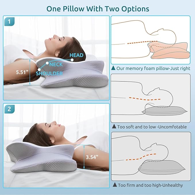 Memory Foam Bed Pillow