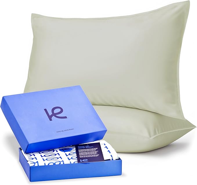 Bamboo Cooling Pillowcase Set - Queen - 2 Piece