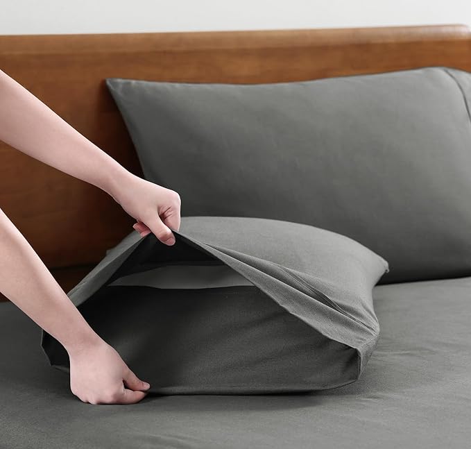Linen Cooling Bed Sheet Set - Twin - 3 Piece