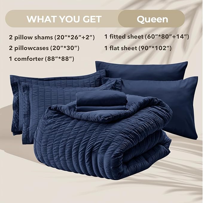 Comforter Set - Queen - 7 Piece