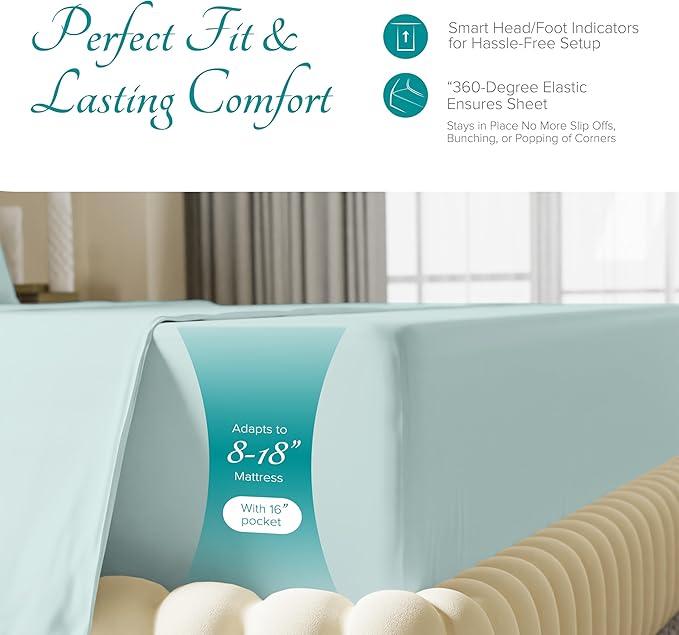 Linen Cooling Bed Sheet Set - Twin - 3 Piece