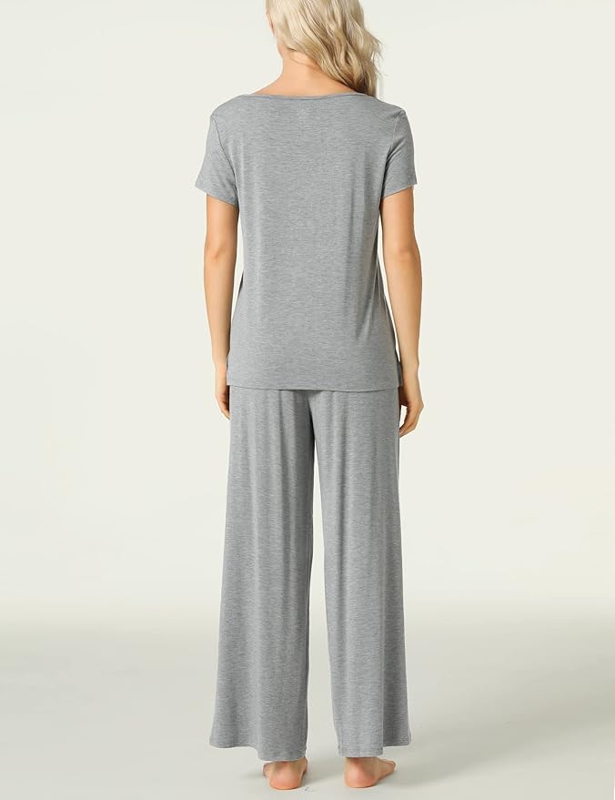 Bamboo Pajama Set - Short Sleeve - 2 Piece