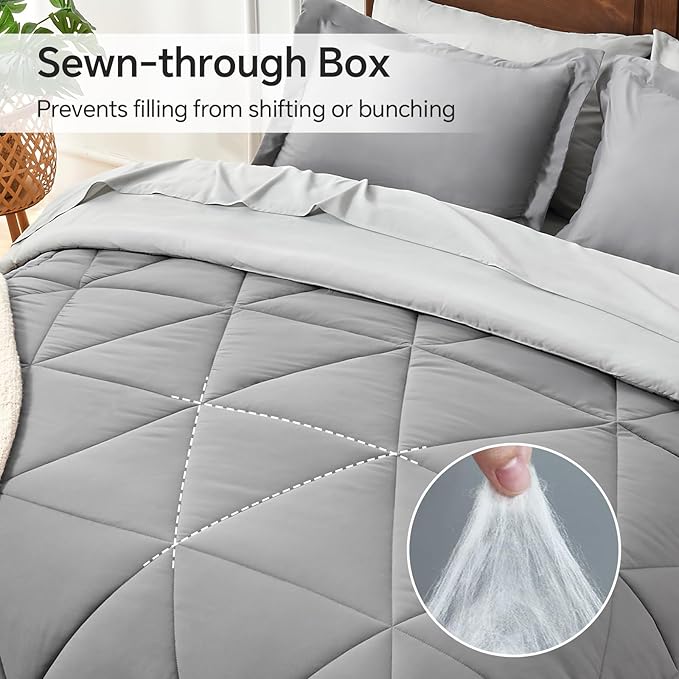 Microfiber Comforter Set - Twin - 5 Piece