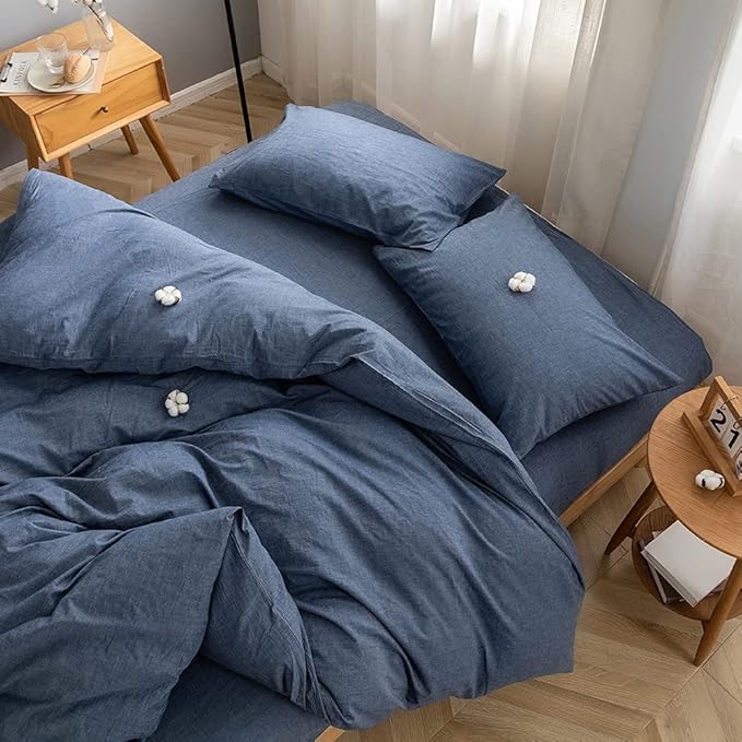 Linen Duvet Cover Set - Full