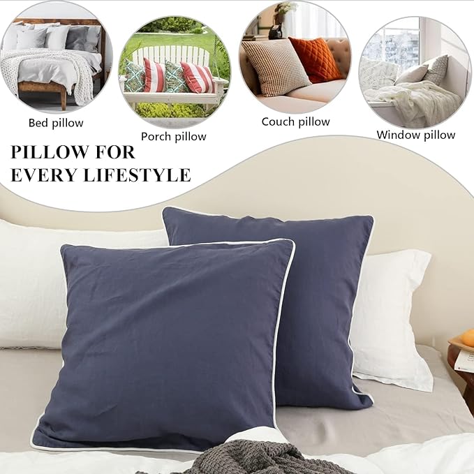 Linen Pillowcase Set - 2 Piece