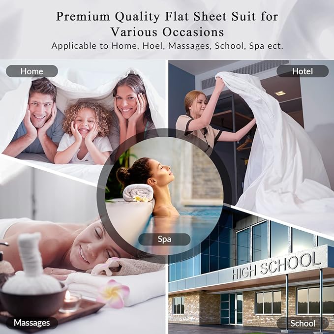 Microfiber Flat Sheet - California King - 2 Pack
