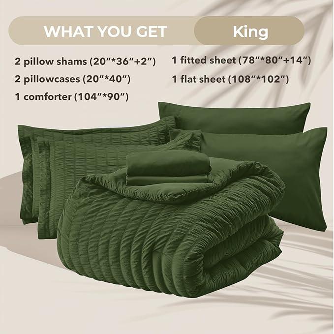 Comforter Set - King - 7 Piece