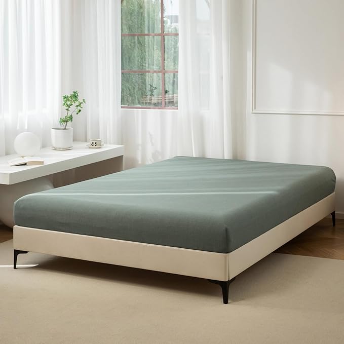Linen Bed Sheet Set - King - 3 Piece