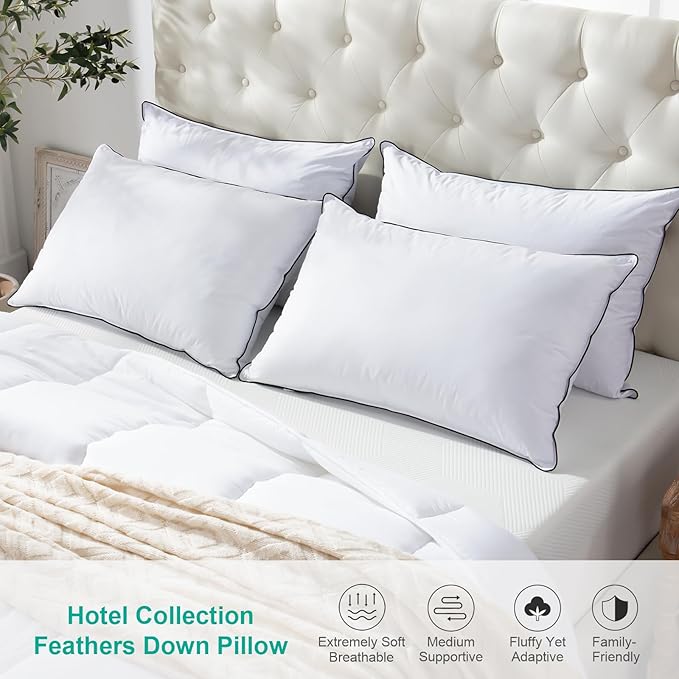 Bed Pillow - King - 2 Piece