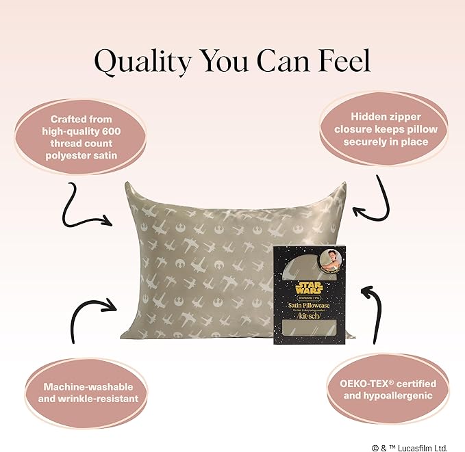 Satin Cooling Pillowcase - Standard
