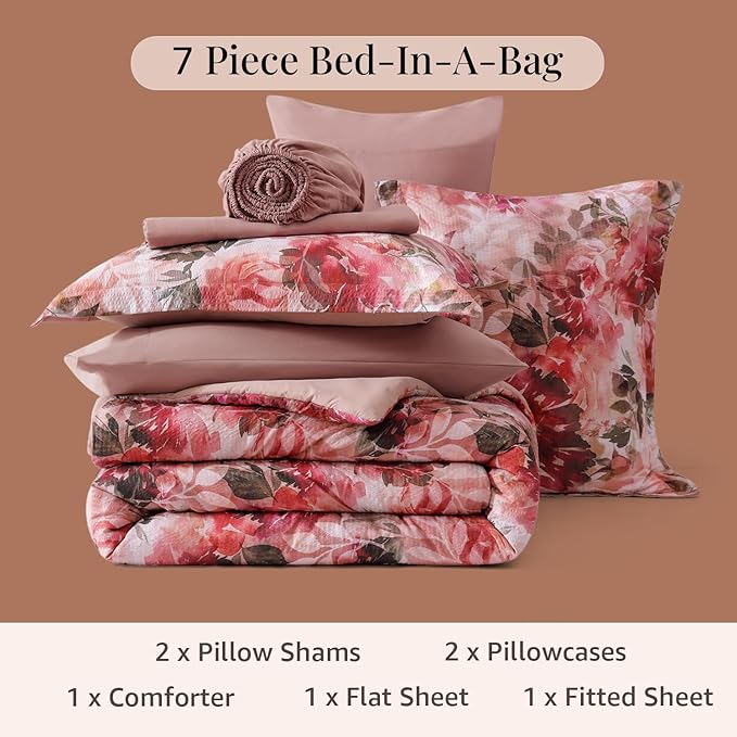 Comforter Set - King - 7 Piece