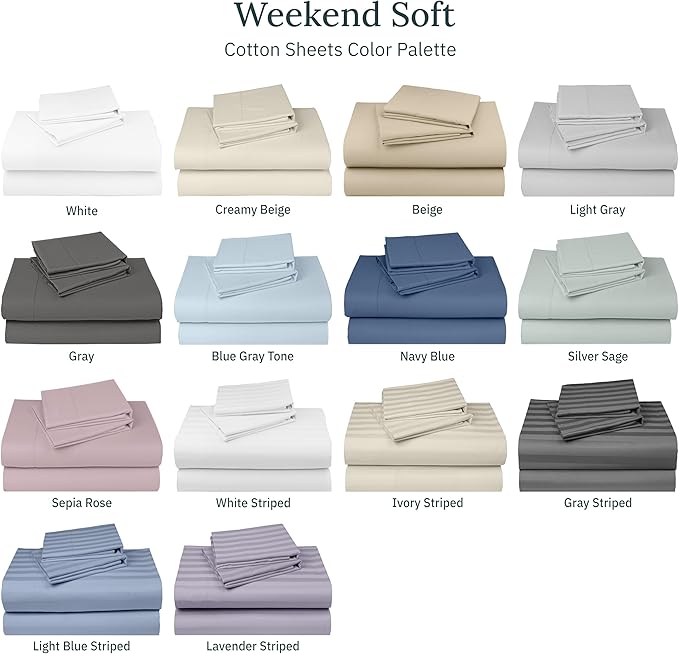 100% Cotton Pillowcase - Queen