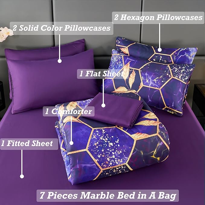 Comforter Set - King - 7 Piece
