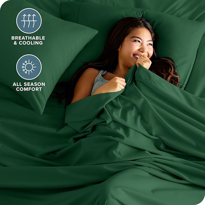 Microfiber Bed Sheet Set - Full - 4 Piece