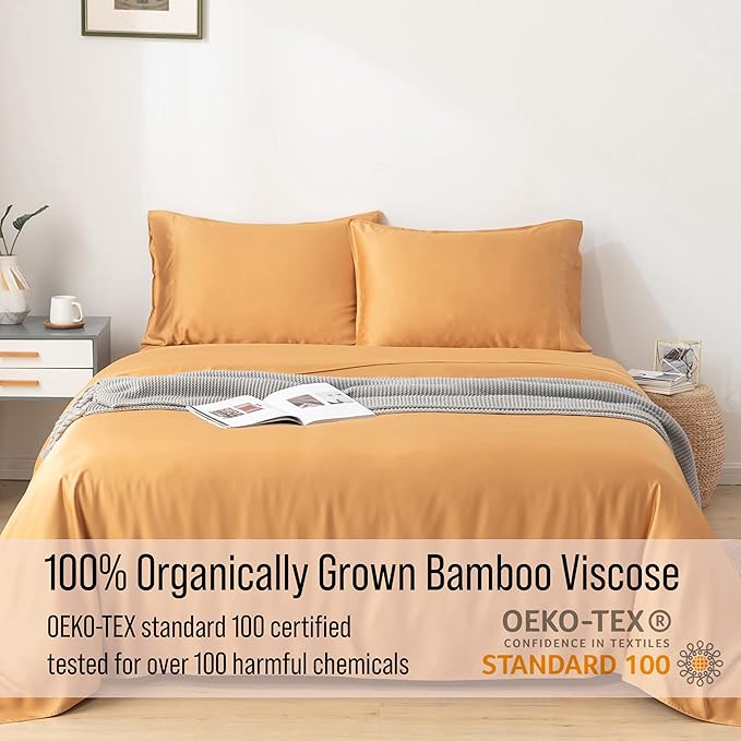 Bamboo Cooling Bed Sheet Set - Split King