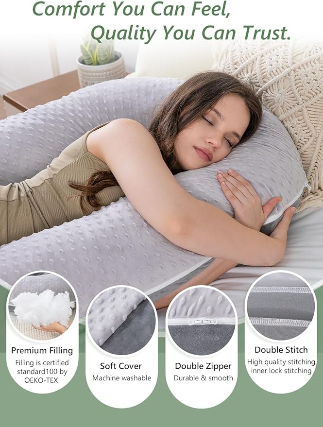 Velvet Body Pillow - Full