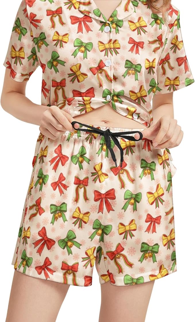 Women's Pajama Set - Short Sleeve - 2 Piece