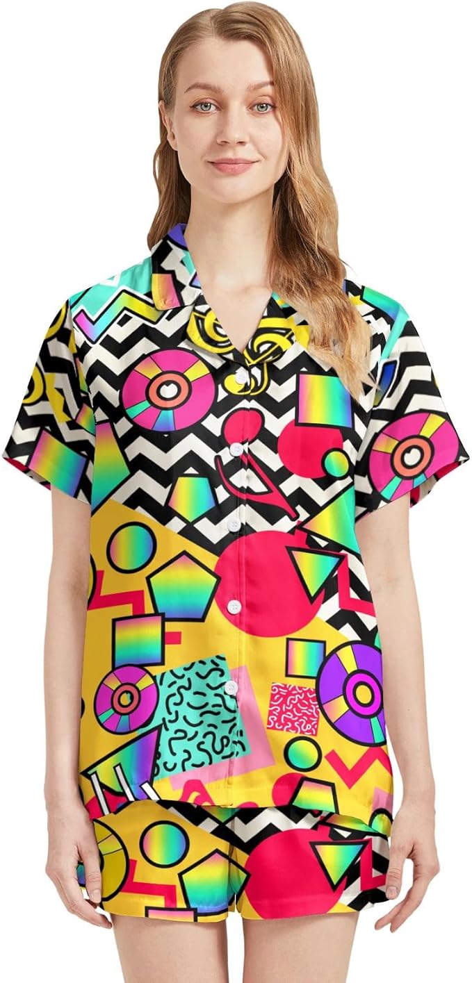 Women's Pajama Set - Short Sleeve - 2 Piece