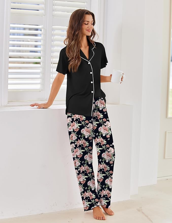 Women's Pants Pajama Set - 2 Piece
