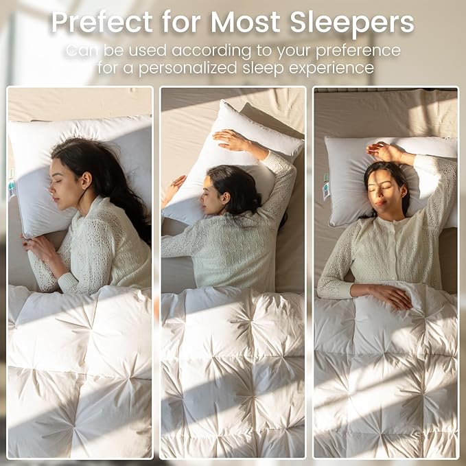 100% Cotton Bed Pillow - King - 2 Pack