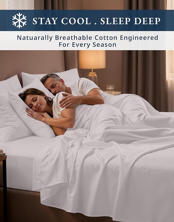 Linen Bed Sheet Set - King