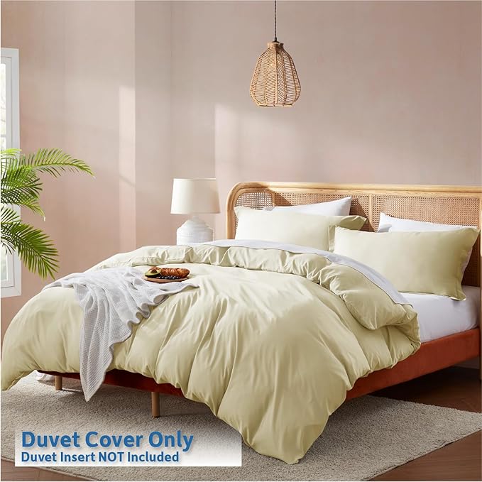 Duvet Cover Set - Queen - 90 x 90 in - 3 Piece