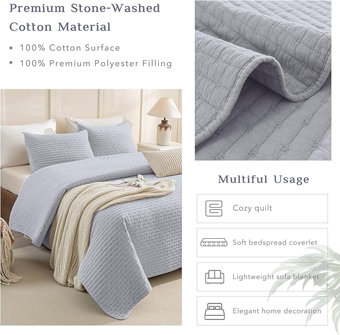 Bedding Set - King - 3 Piece