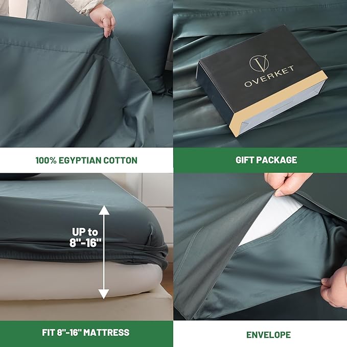 Bed Sheet Set - California King - 4 Piece