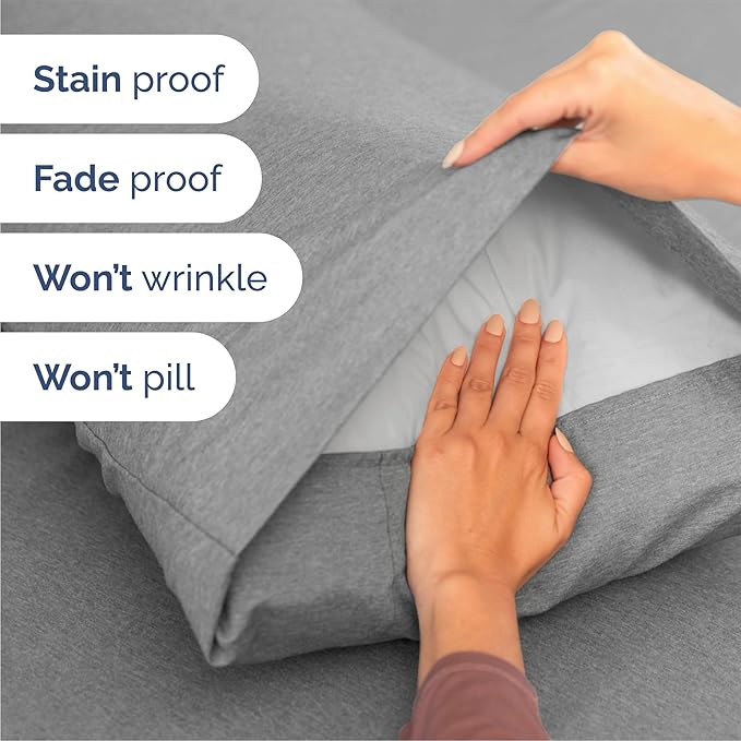 Cooling Bed Sheet Set - Queen - 4 Piece