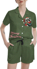 Women's Pajama Set - Short Sleeve - 2 Piece