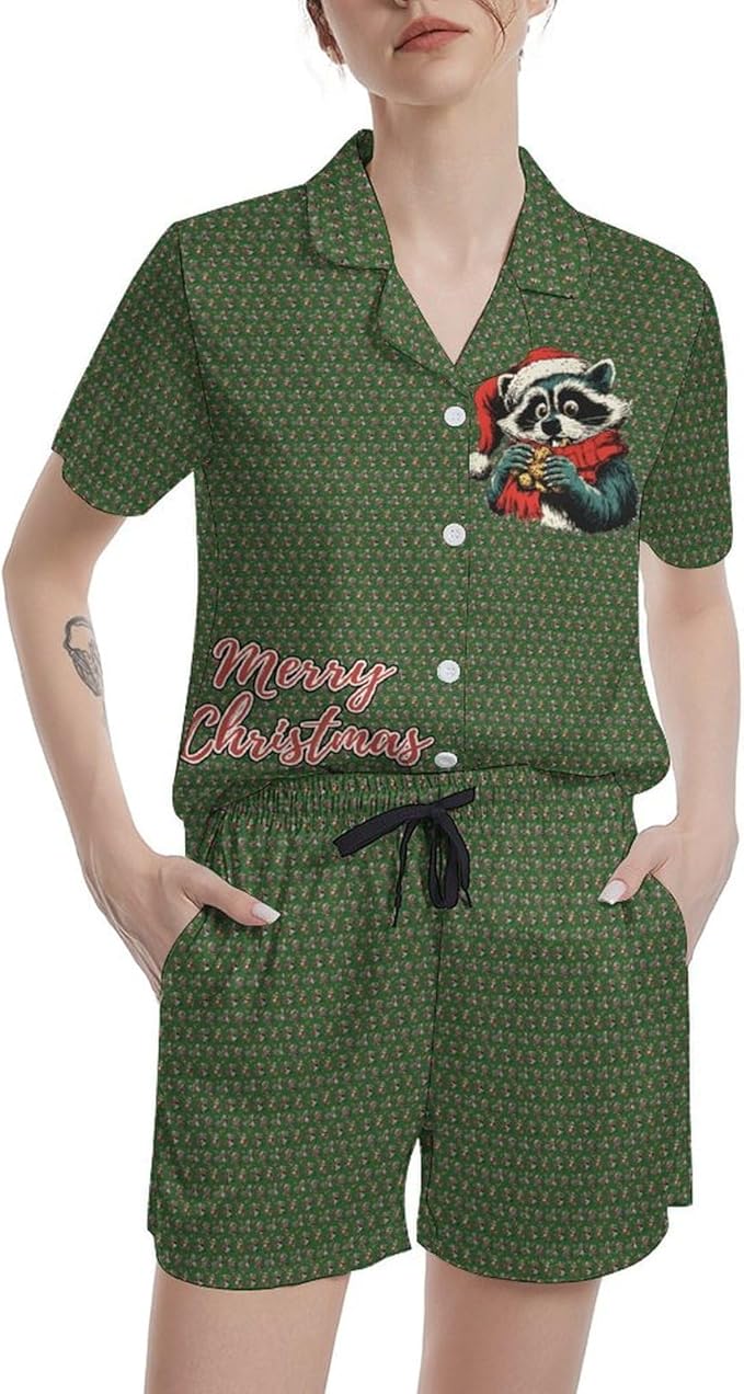 Women's Pajama Set - Short Sleeve - 2 Piece