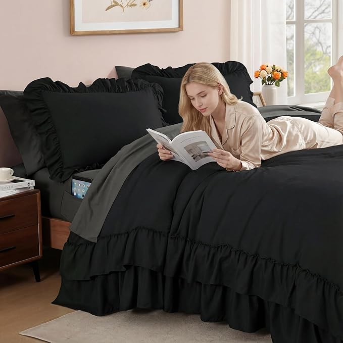 Comforter Set - Queen - 7 Piece