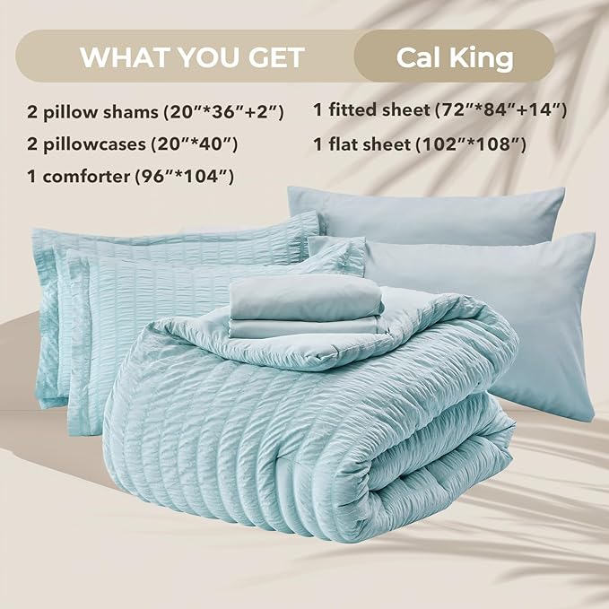 Comforter Set - California King - 7 Piece