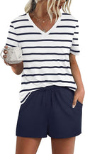 Women's Pajama Set - Short Sleeve - 2 Piece