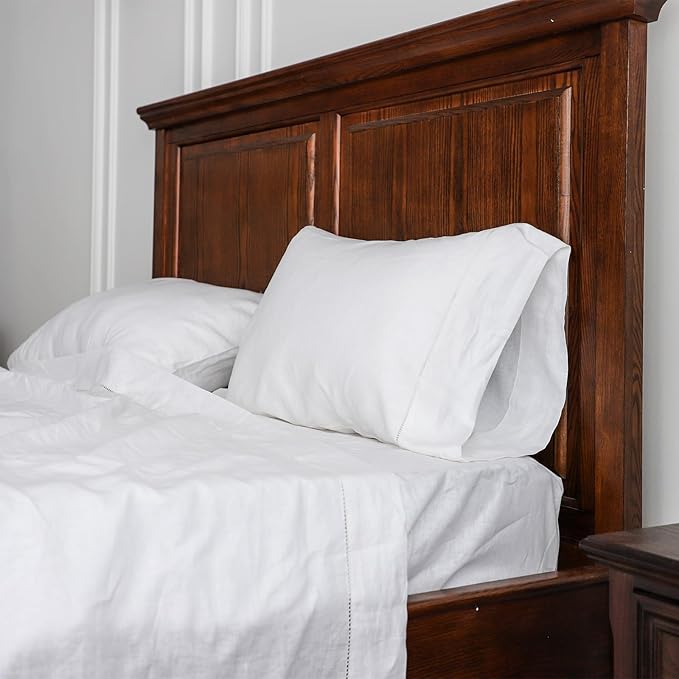 Linen Bed Sheet Set - Twin - 3 Piece